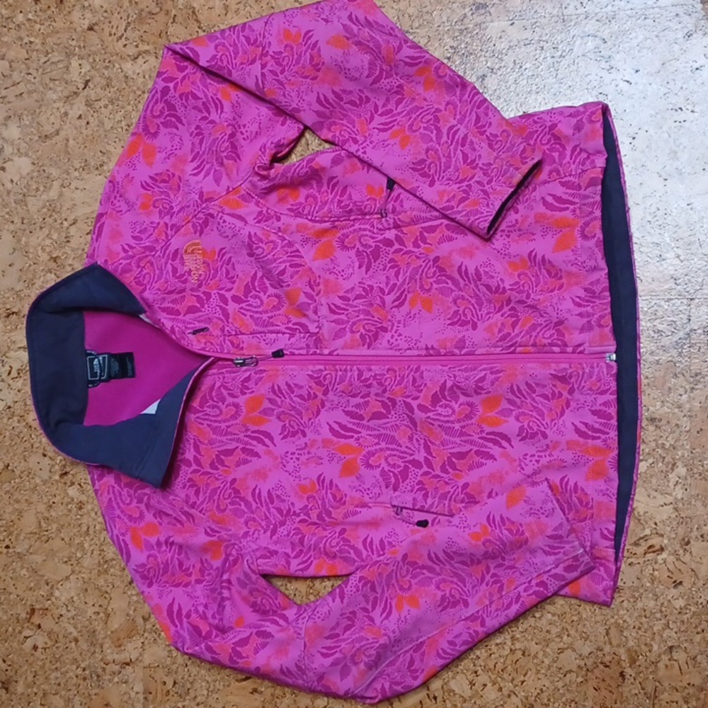 The North Face Fushia/Pink/Orange Thermal Full Zip Jacket Women's Size M